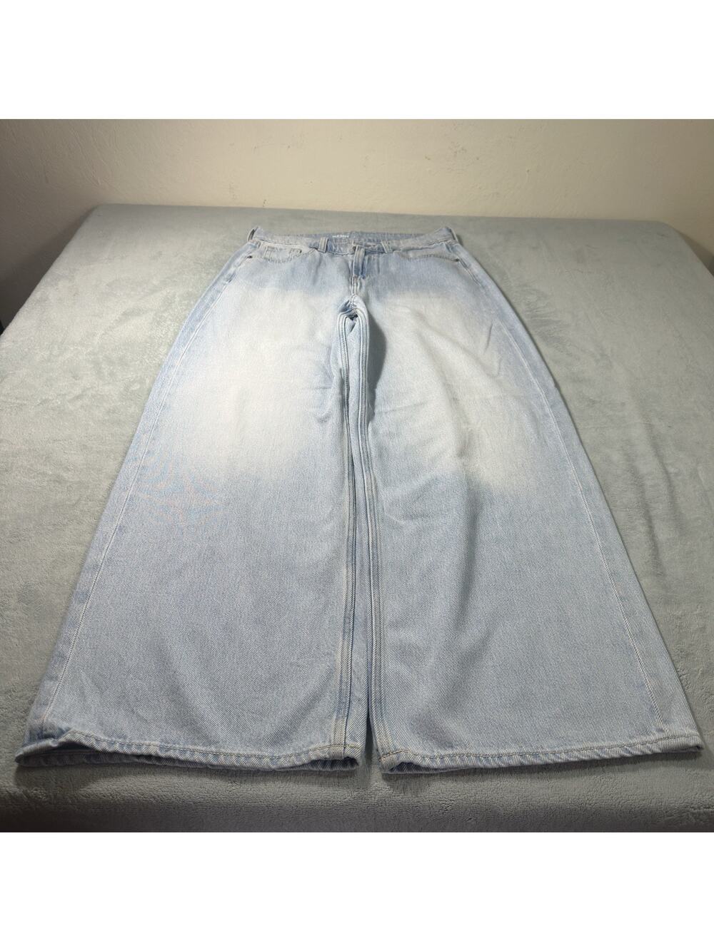Y2K 2000s Beyond Baggy Jeans Womens 6 31x30 Hamilton Baggie Loose Wide Palazzo